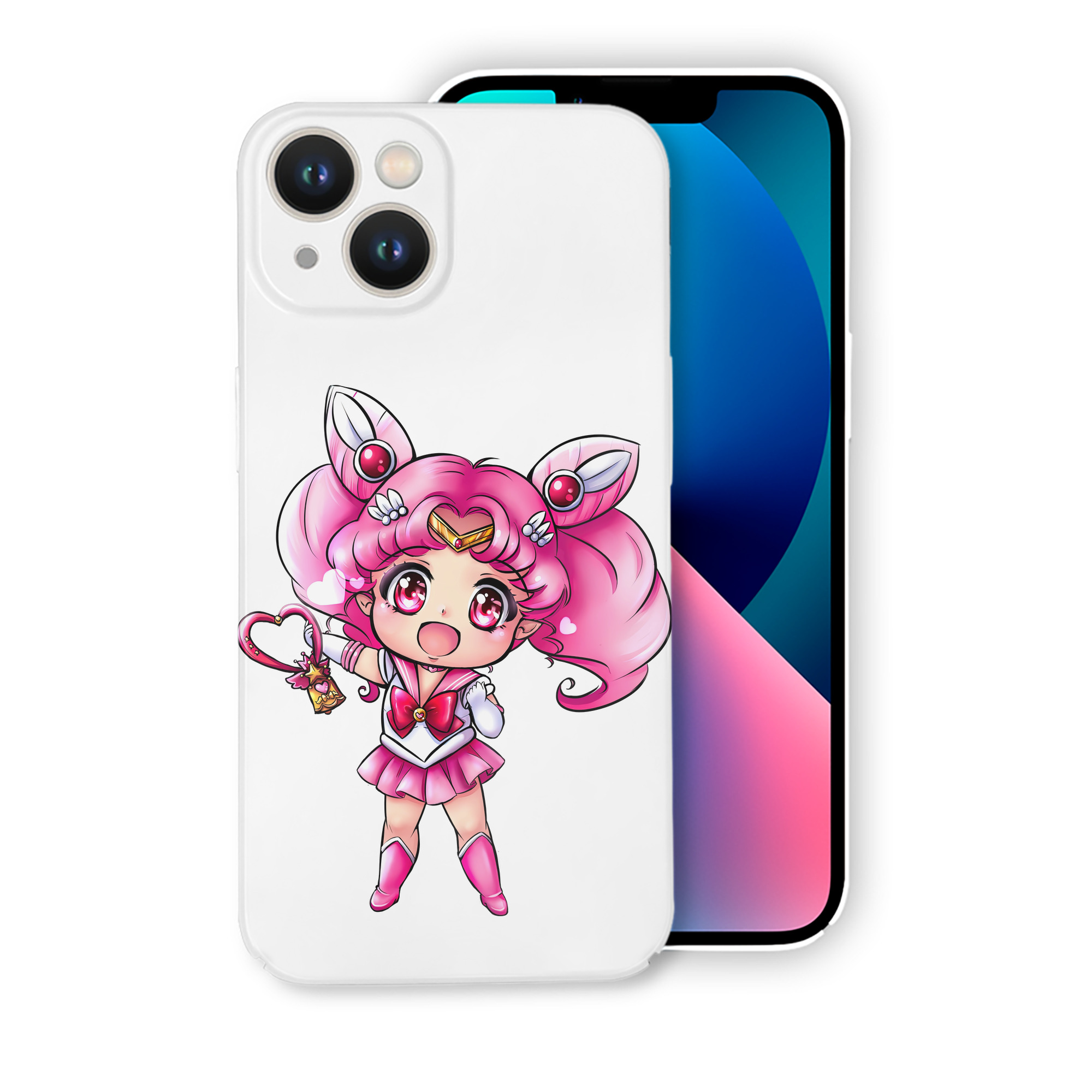 （画像用） 美少女戦士セーラームーン ちびうさ Sailor Moon Chibiusa Tsukino Usagi Small Lady Serenity 【iPhone 14シリーズ対応】ハードケース